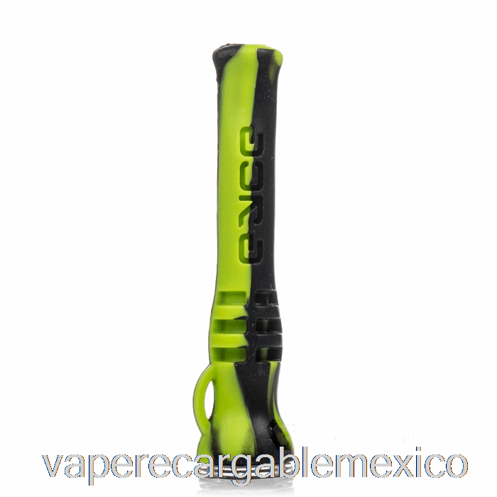 Vape Recargable Eyce Shorty Silicona Chillum Creatrgrn (negro / Verde Lima)